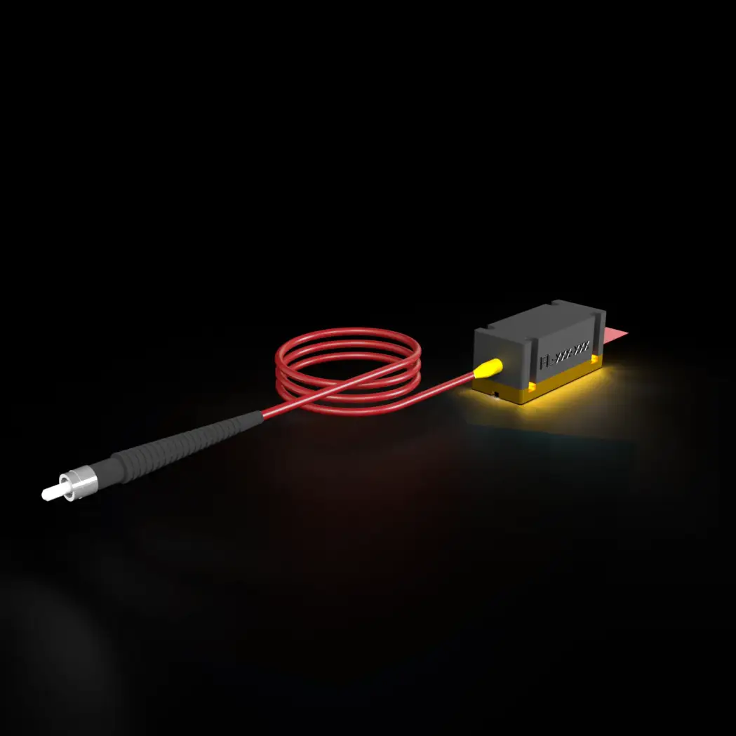 700mW 675nm Fiber Laser SMA905, Round