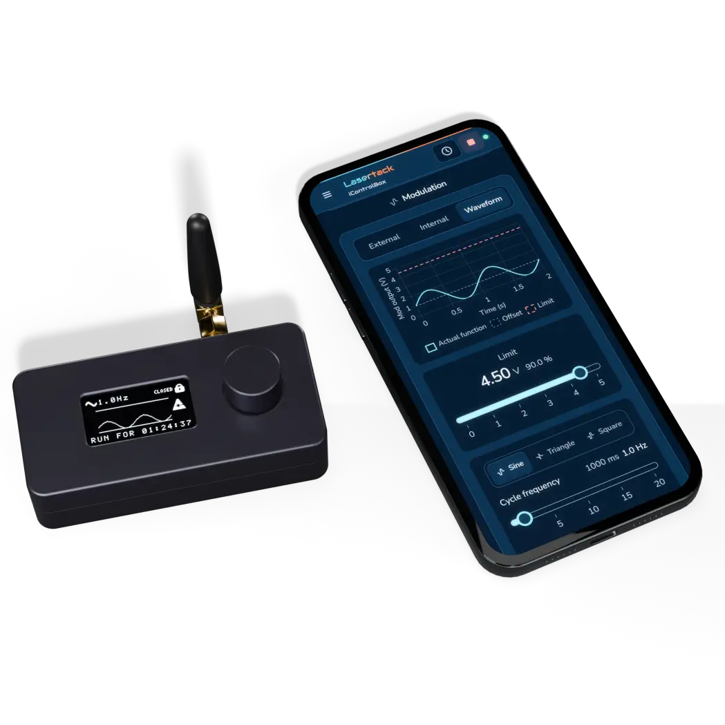 iControlBox, Control from any browser over Wi-Fi